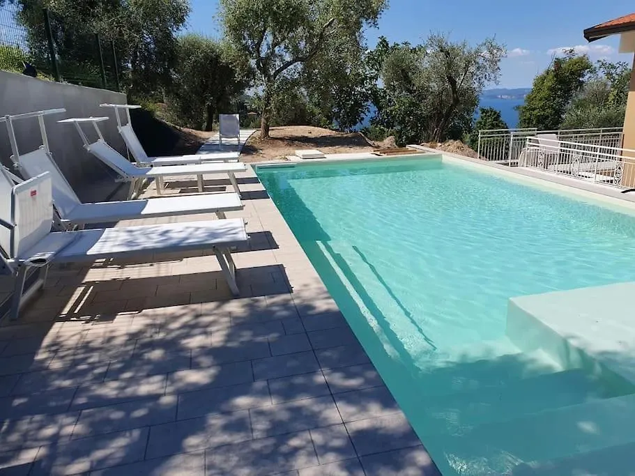 Villa Malu - Apt Mara - Piscina E Vista Lago Torri Del Benaco